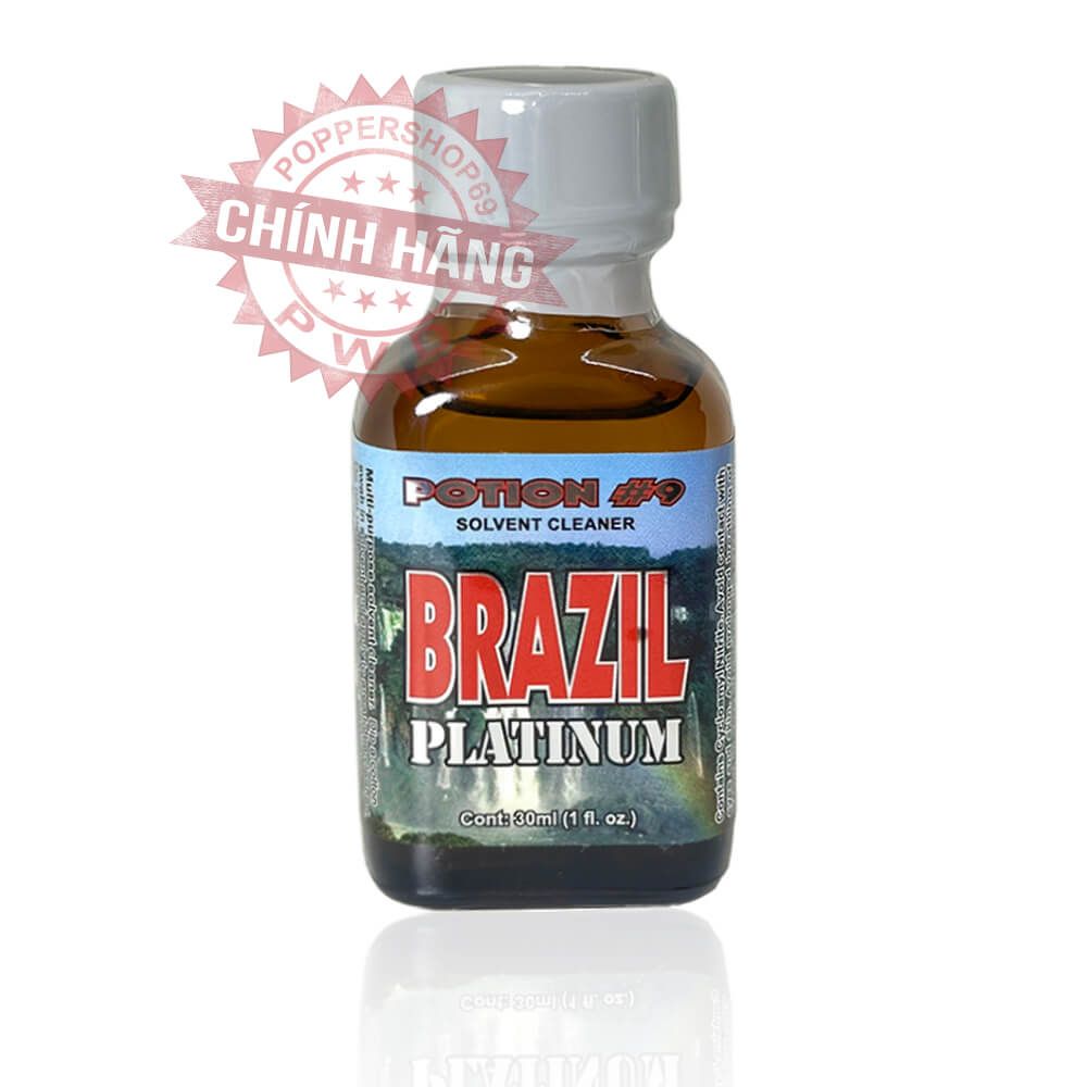 Chai h&iacute;t Popper Brazil Platinum Ch&iacute;nh H&atilde;ng Usa 30ml