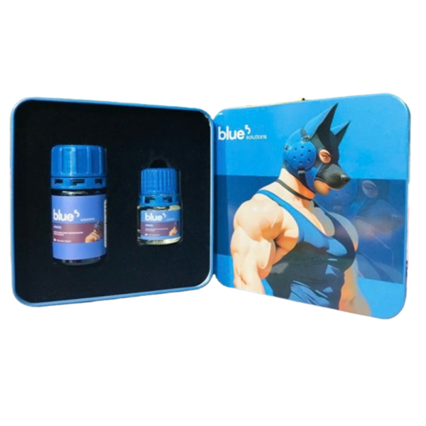 Chai H&iacute;t Popper Blue Solutions Dog Combo Chai 40ml + 20ml