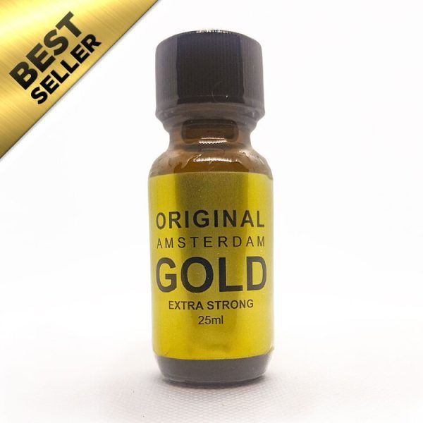 Chai H&iacute;t Popper Amsterdam Gold Chai 25ml