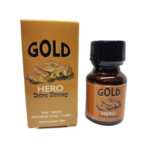 Chai H&iacute;t Pooper Gold Hero 10ml Ch&iacute;nh H&atilde;ng Mỹ