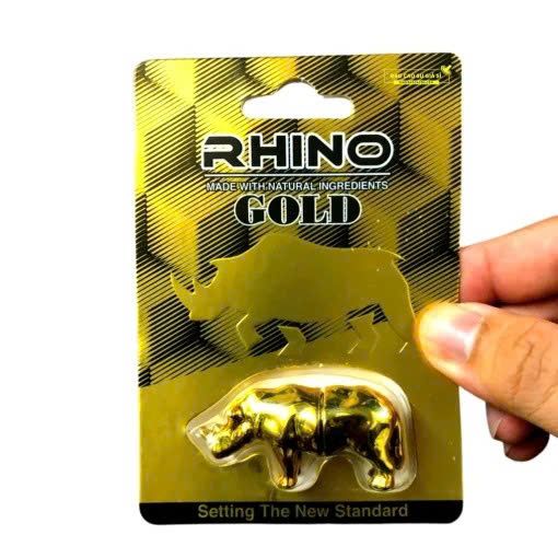 Vi&ecirc;n uống hỗ trợ tăng cường sinh l&iacute; nam Rhino Gold