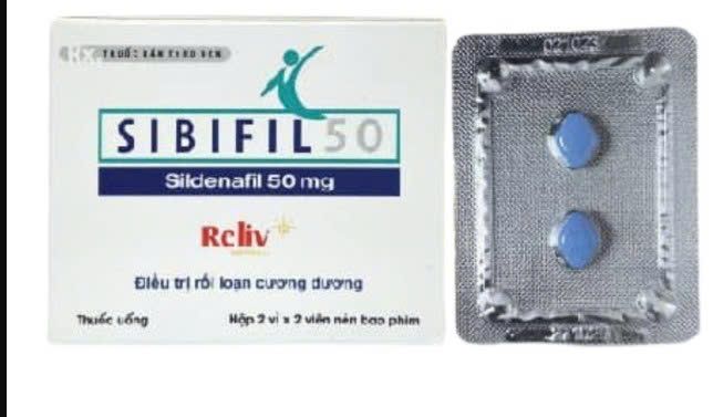 Vi&ecirc;n hỗ trợ sinh lực nam giới Sibifill 50 2 vi&ecirc;n