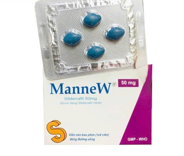 Vi&ecirc;n hỗ trợ sinh lực nam giới ManneW 50mg
