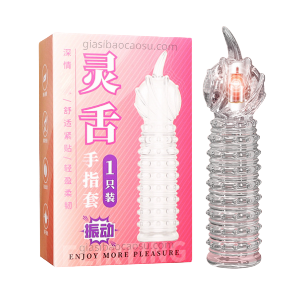 Bao Cao Su Đ&ocirc;n Ng&oacute;n Tay Cao Cấp JIYU Rung M&oacute;c