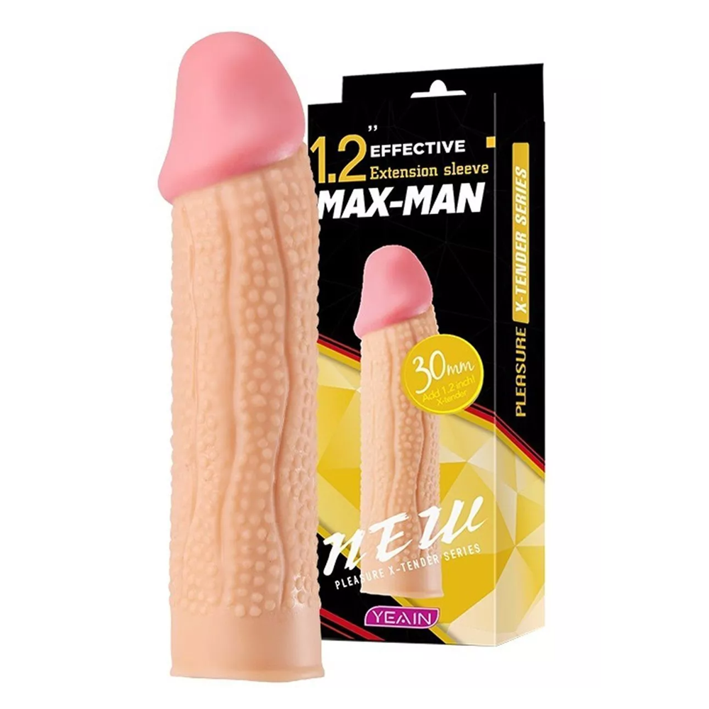 Bao Cao Su Đ&ocirc;n D&ecirc;n Tăng K&iacute;ch Thước Dương Vật C&oacute; Gai Maxman