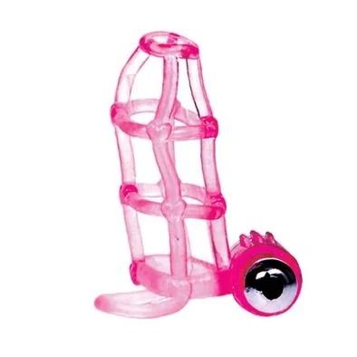 Bao Cao Su Đ&ocirc;n D&ecirc;n Tăng K&iacute;ch Thước Lưới Rung Baile Sweet Case