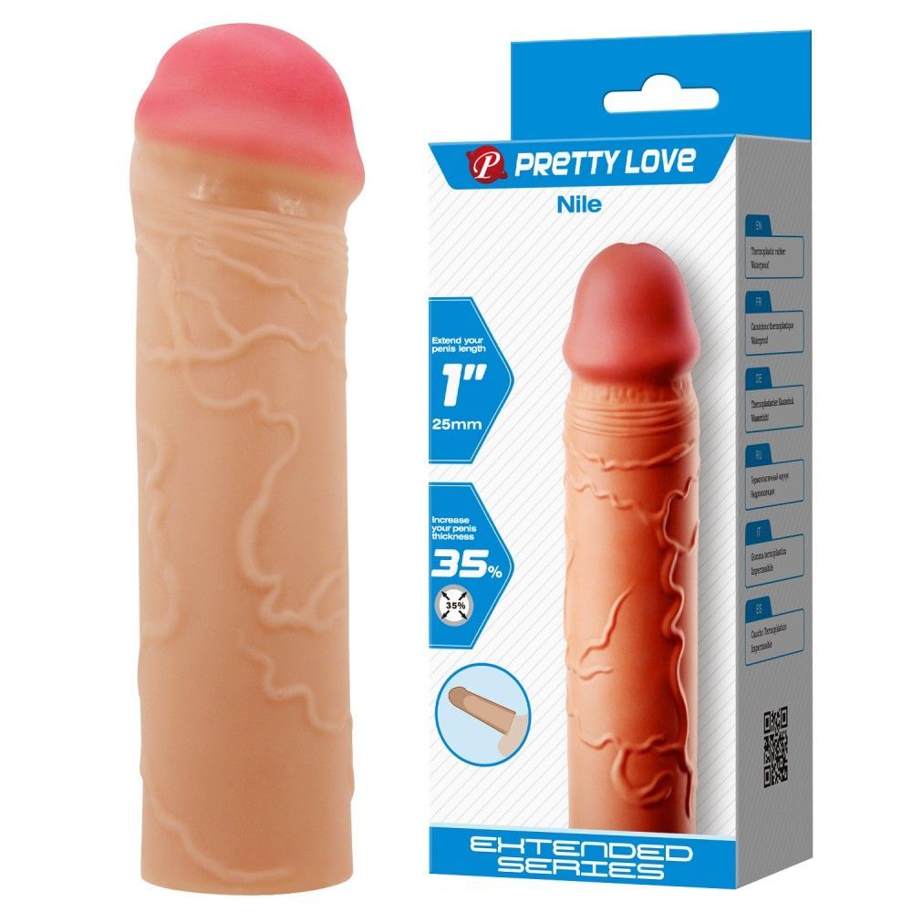 Bao Cao Su Đ&ocirc;n D&ecirc;n Pretty Love Nile Silicone 2.5cm