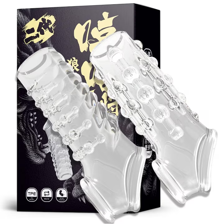 Bao Cao Su Đ&ocirc;n D&ecirc;n Răng S&oacute;i Bộ 2 Chiếc