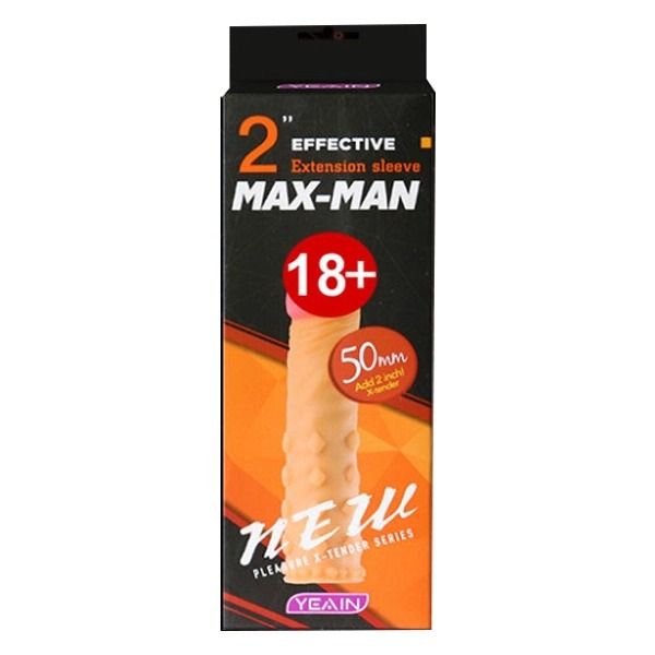Bao Cao Su Đ&ocirc;n D&ecirc;n Maxman Silicon Gai YY914 Tăng Th&ecirc;m 5cm