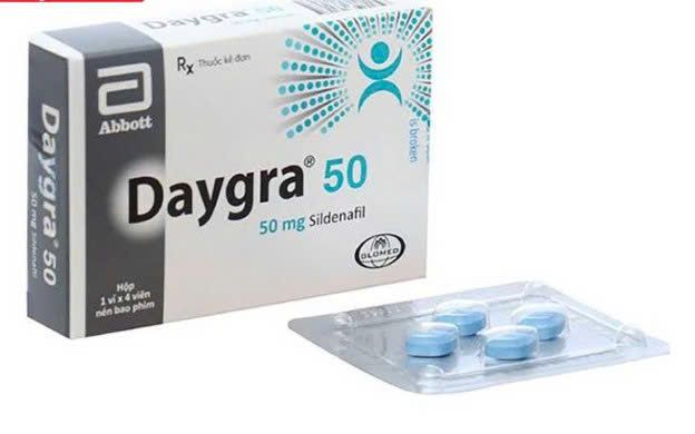 Vi&ecirc;n hỗ trợ sinh lực nam giới Daygraa 50 4 vi&ecirc;n