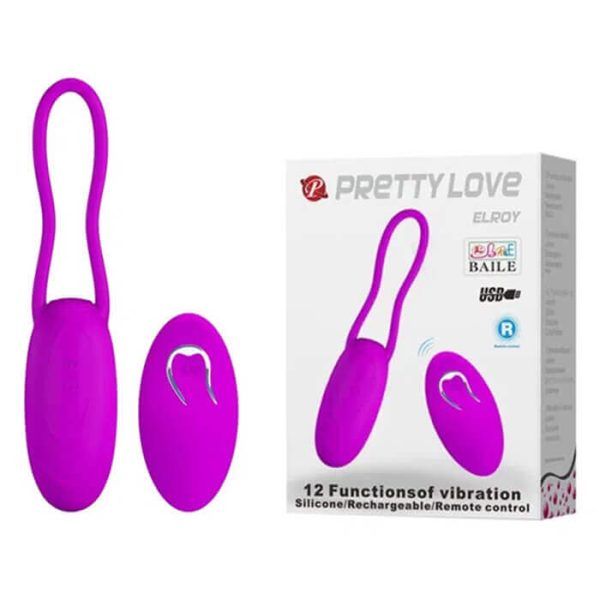 Trứng Rung Kh&ocirc;ng D&acirc;y Điều Khiển Từ Xa Elroy Pretty Love Baile