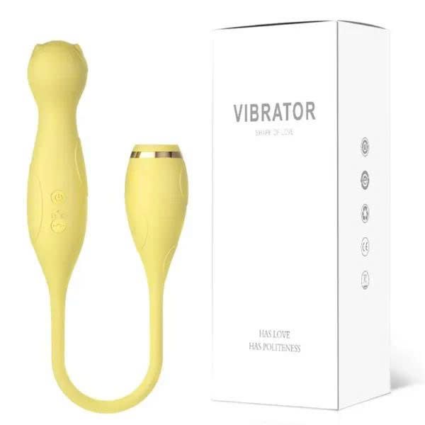 Trứng Rung Hai Đầu Mini H&igrave;nh M&egrave;o 10 Chế Độ Rung
