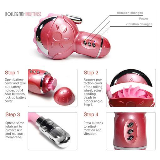 M&aacute;y Massage Lưỡi Liếm Rolling Fun 1