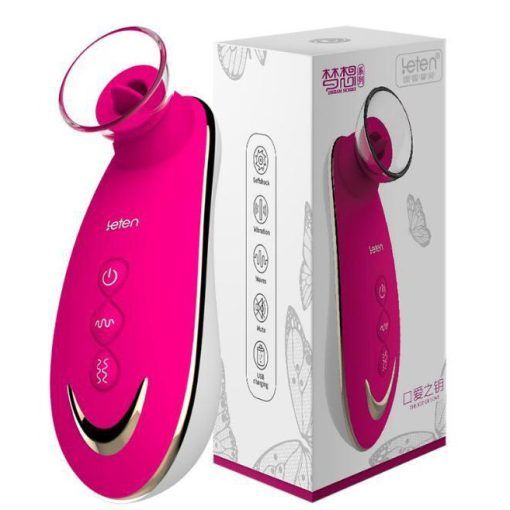 M&aacute;y B&uacute; Liếm Licking Sucking Massage Cao Cấp Leten