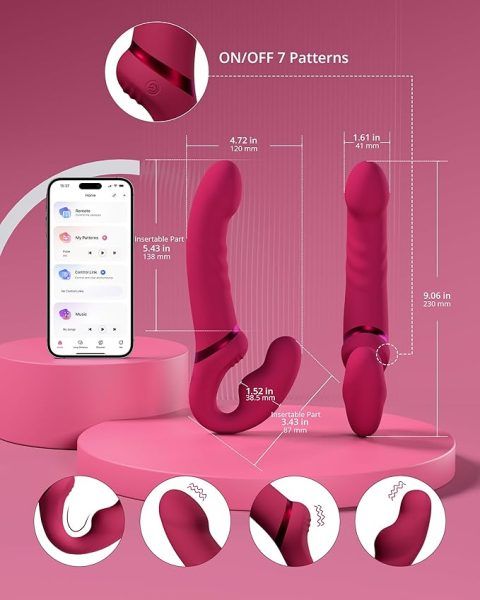 Lovense Lapis Dương Vật Giả Hai Đầu