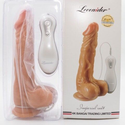 Dương Vật Giả Gắn Tường C&oacute; Rung Cao Cấp Si&ecirc;u Mịn Loveaider Imperial Root