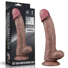 Dương Vật Giả Lovetoy Silicone Bạch Kim