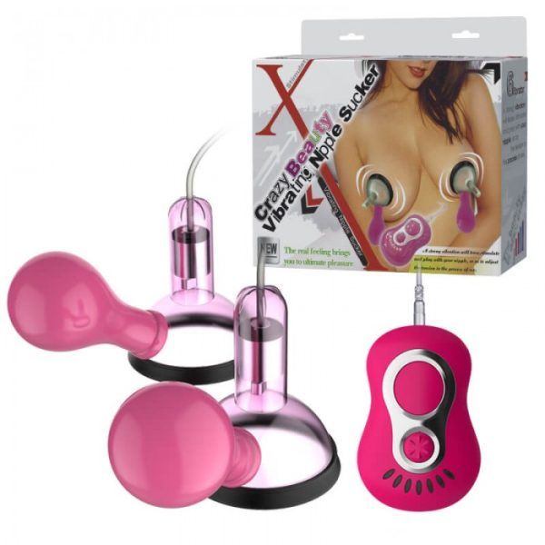 Dụng Cụ H&uacute;t Ngực Crazy Beauty Vibrating Nipple Sucker