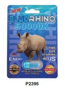 Vi&ecirc;n uống tăng cường sinh l&yacute; nam Blue Rhino 50000K cao cấp