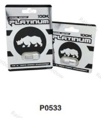 Vi&ecirc;n uống tăng cường sinh l&yacute; nam Special Edition Rhino 100K Platinum
