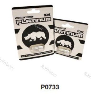 Vi&ecirc;n uống tăng cường sinh l&yacute; nam Special Edition Rhino 10K Platinum