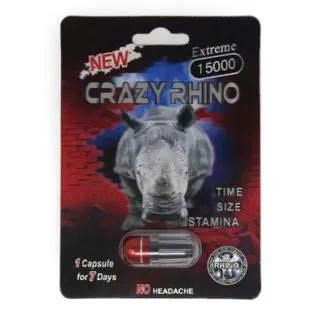 Vi&ecirc;n uống tăng cường sinh l&yacute; nam Crazy Rhino Extreme 15000
