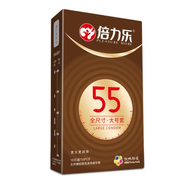 Bao cao su size lớn 55&plusmn;2 mm hộp 10 c&aacute;i