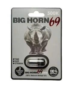 Vi&ecirc;n uống tăng cường sinh l&yacute; nam Rhino Big Horn 69 Silver 500K