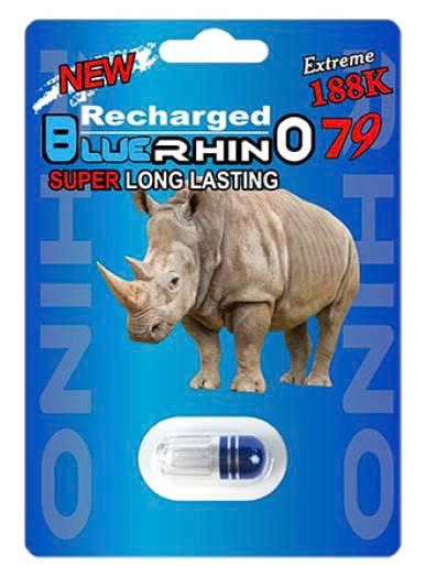 Vi&ecirc;n uống tăng cường sinh l&yacute; nam Rhino Blue 79 188K SUPER LONG LASTING