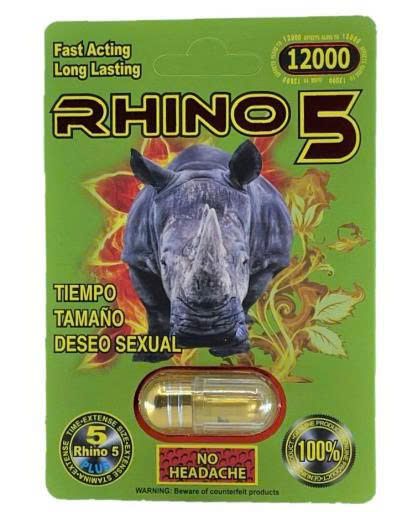 Vi&ecirc;n uống tăng cường sinh l&yacute; nam Rhino 5