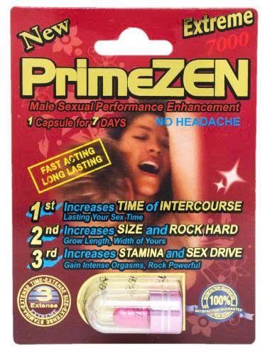 Vi&ecirc;n uống cao cấp tinh chất thi&ecirc;n nhi&ecirc;n d&agrave;nh cho ph&aacute;i mạnh Prime Zen Extreme 7000 Red New
