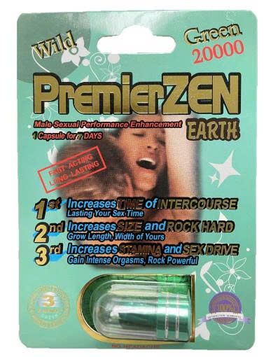 Vi&ecirc;n uống cao cấp tinh chất thi&ecirc;n nhi&ecirc;n d&agrave;nh cho ph&aacute;i mạnh Premier Zen Green 17000mg Wild 1 Vi&ecirc;n