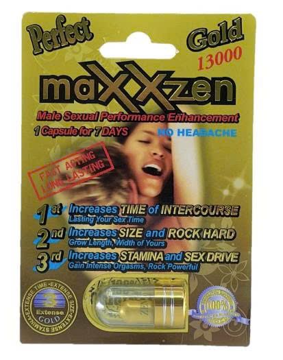 Vi&ecirc;n uống tăng cường sinh l&yacute; nam Maxxzen Gold 13000mg cao cấp 1 Vi&ecirc;n 7 Ng&agrave;y