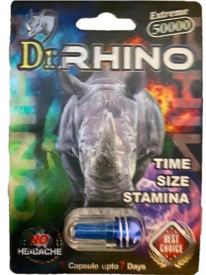 Vi&ecirc;n uống tăng cường sinh l&yacute; nam Dr Rhino 50000mg
