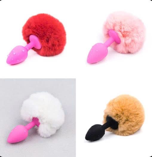 Ph&iacute;ch cắm BDSM ĐU&Ocirc;I THỎ PLUG SILICON cao cấp ch&iacute;nh h&atilde;ng