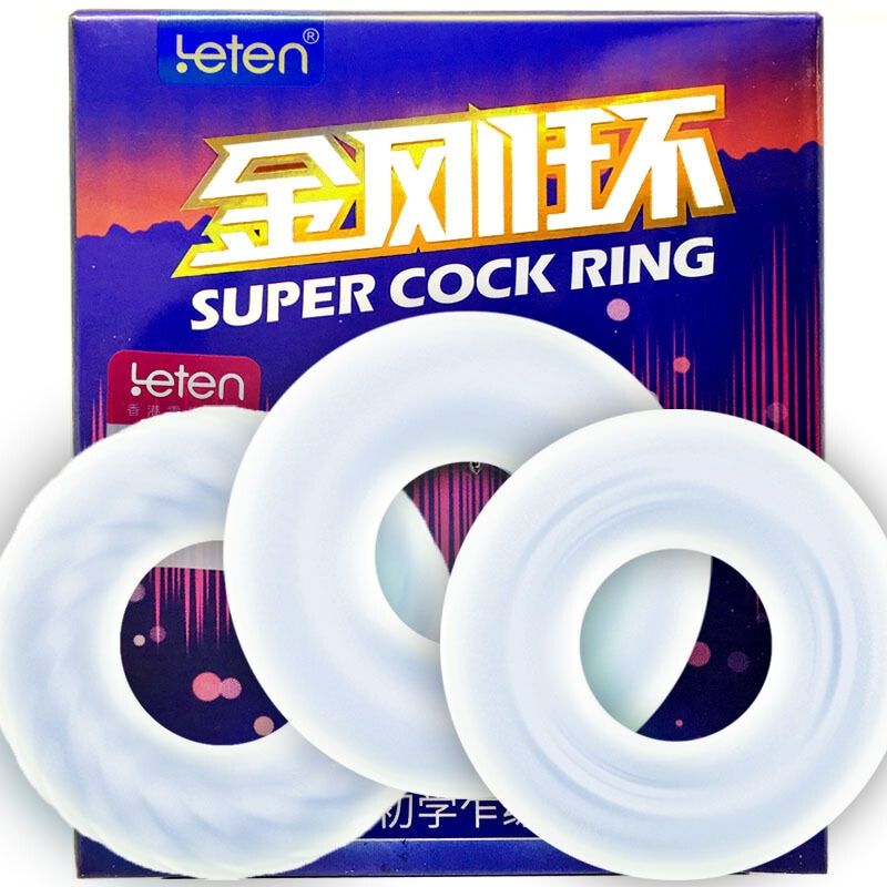 Bộ v&ograve;ng đeo k&eacute;o d&agrave;i thời gian cho dương vật SUPER COCKRING LETEN cao cấp ch&iacute;nh h&atilde;ng