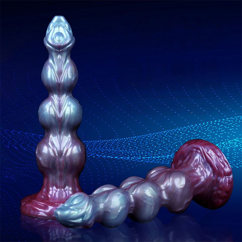 Ph&iacute;ch cắm hậu m&ocirc;n PLUG BEADS Rồng Xanh OMBRE SILICON