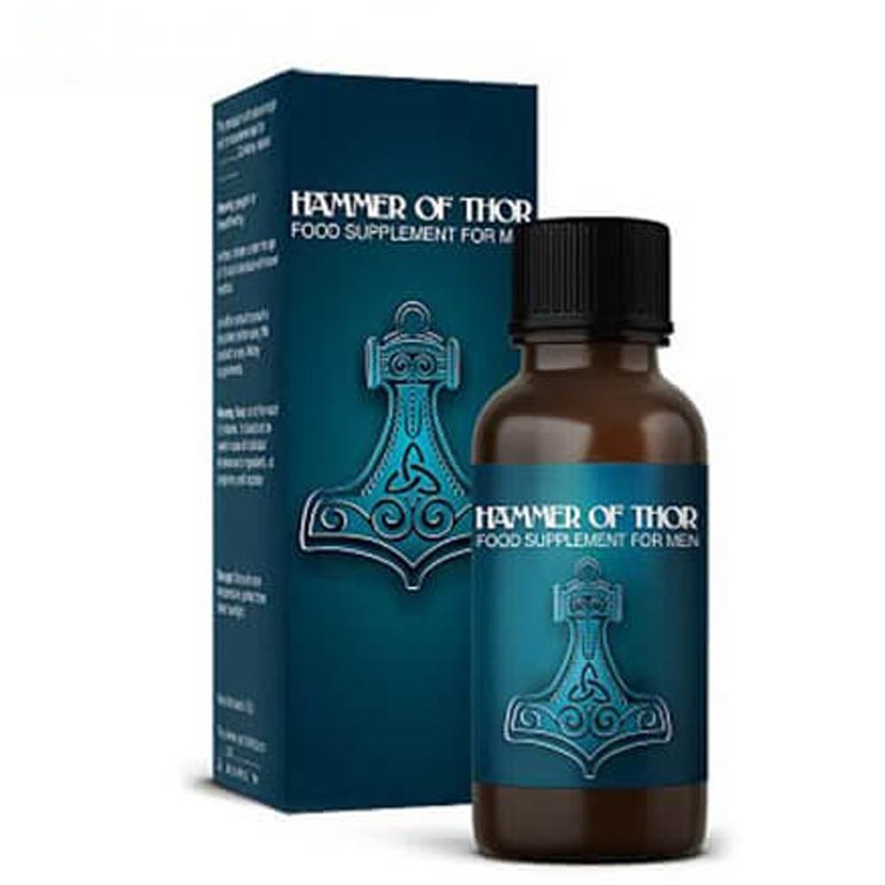 Nước hỗ trợ k&eacute;o d&agrave;i v&agrave; cường dương nam Thần mỏ neo Hammer-of-Thor 25ml ch&iacute;nh h&atilde;ng