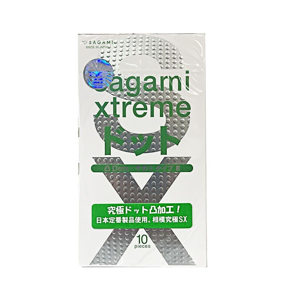 Bao cao su Sagami Xtreme Dots Type Hộp 10 chiếc