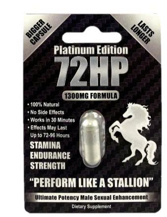 Vi&ecirc;n uống tăng cường sinh l&yacute; nam 72 HP Platinum Edition 1300mg Formula