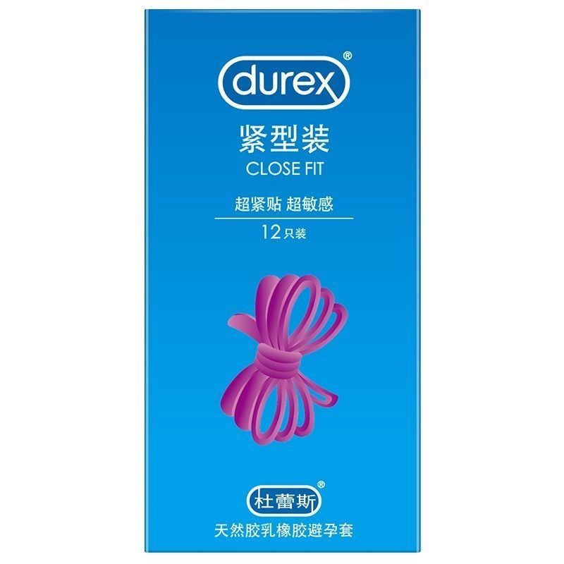 Bao cao su Durex close fit size 49mm hộp 12 c&aacute;i