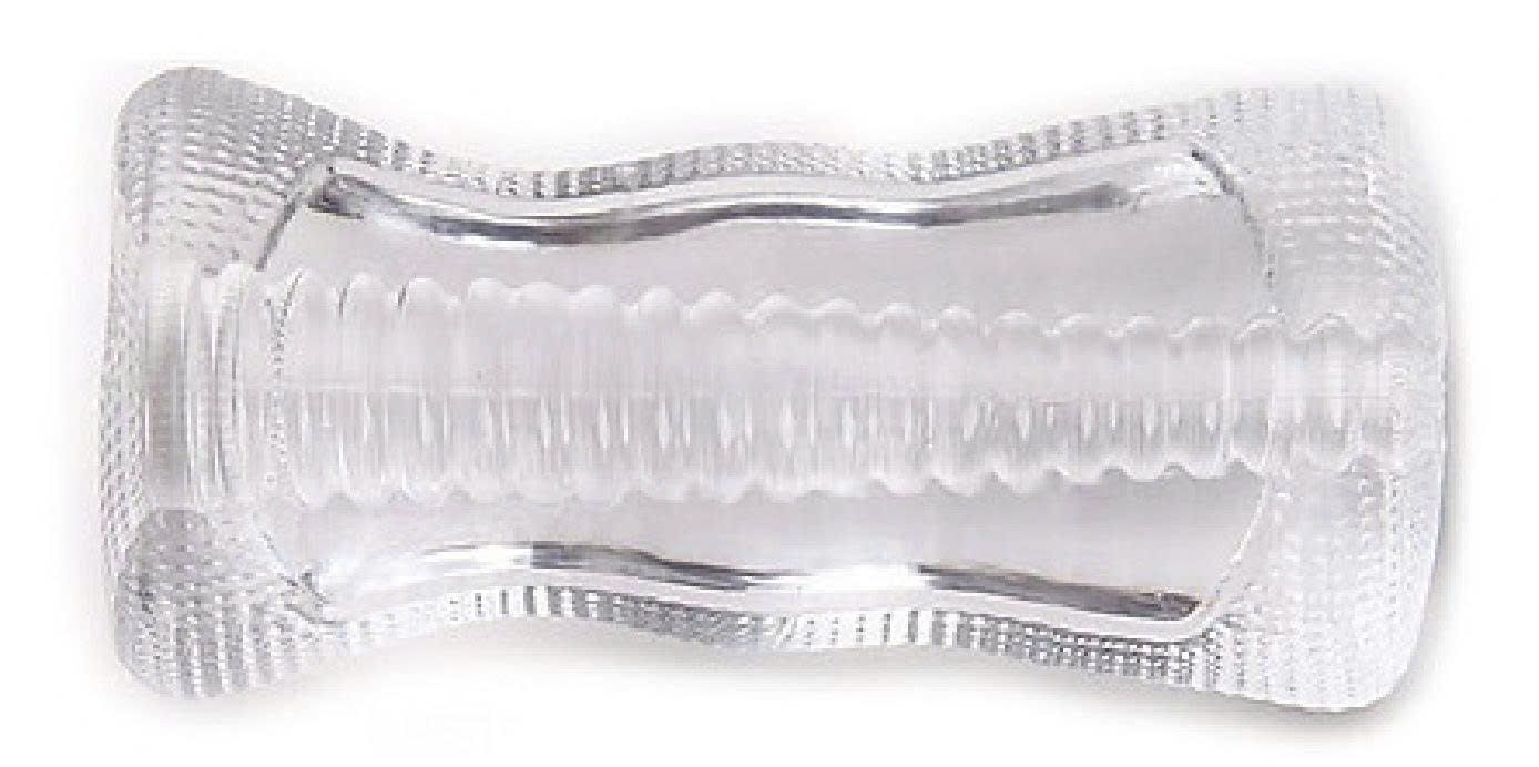 Nguy&ecirc;n Khối silicone Trong Suốt Thủ D&acirc;m Nam - Mẫu Gai, G&acirc;n Rảnh Xoắn