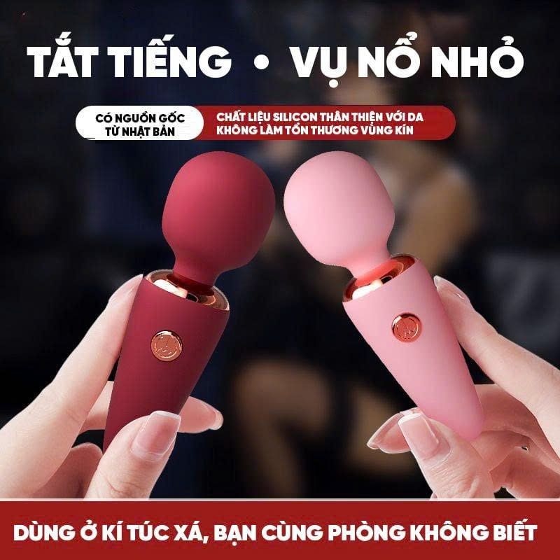 Ch&agrave;y Rung Mini Silicone Cao Cấp