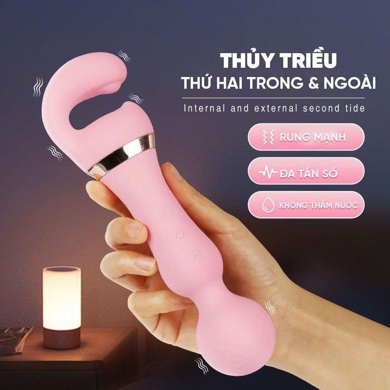 Ch&agrave;y Rung Silicone Massage Cao Cấp