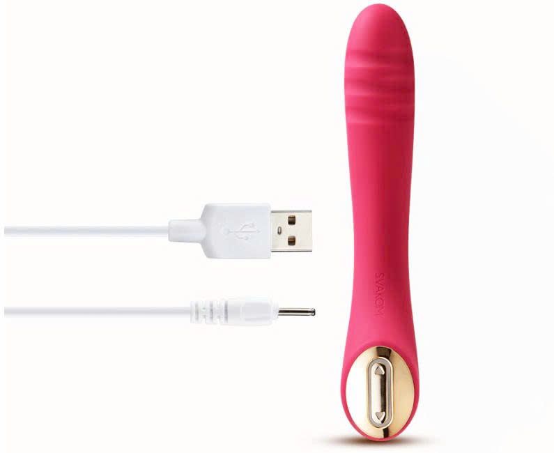 Dương Vật Giả Rung Mạnh Mẽ Silicone Mềm Cao Cấp Svakom Becky
