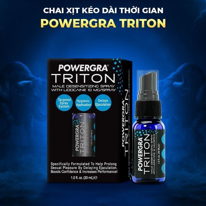 Chai xịt Powergra Triton cuối