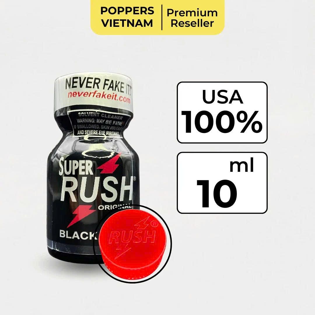 Chai H&iacute;t Tăng Kho&aacute;i Cảm Popper Super Rush Black Label