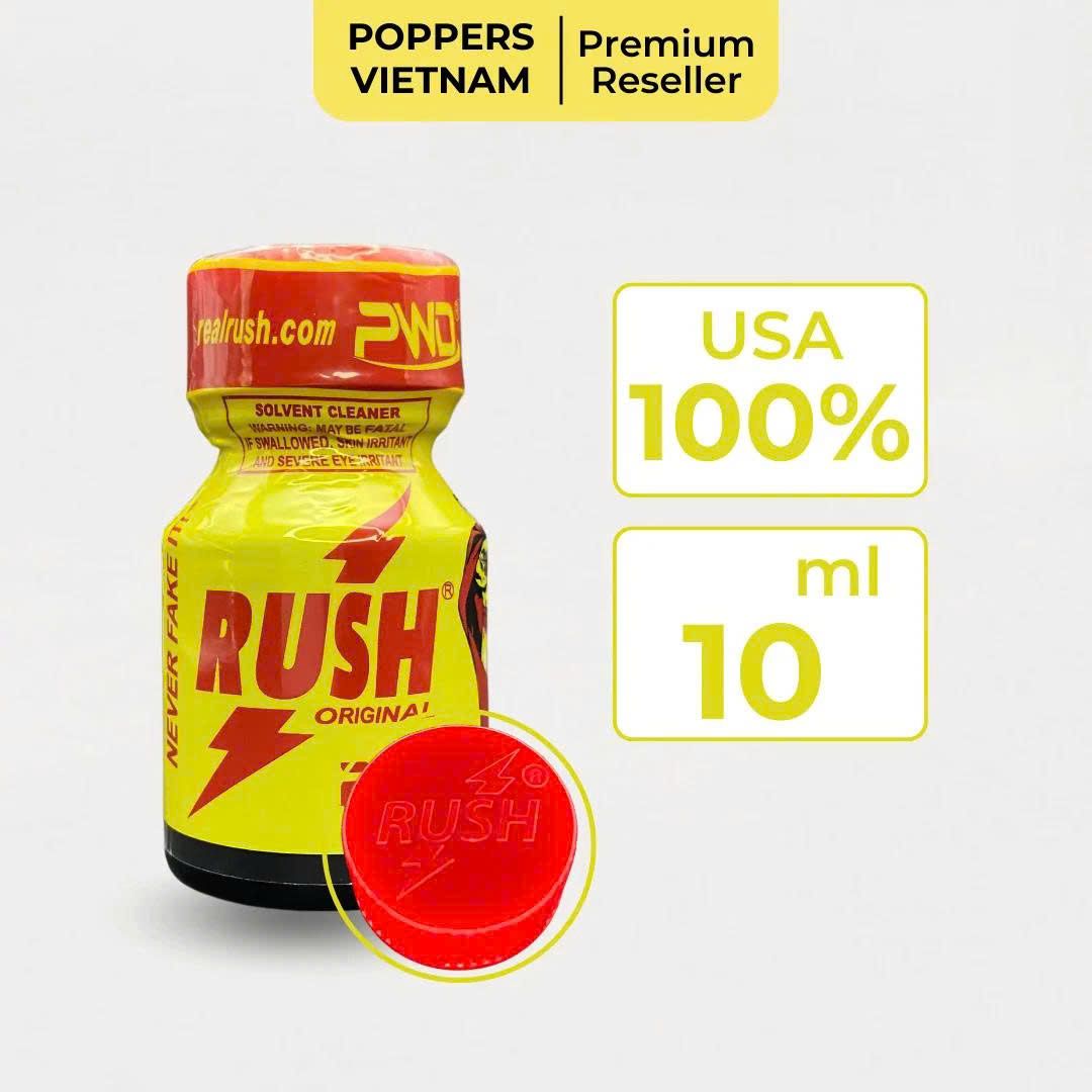 Chai h&iacute;t Popper PWD USA Rush Original Yellow 10ml