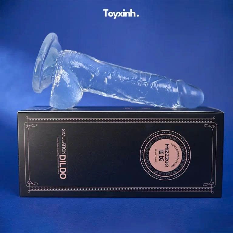 Trải nghiệm với DILDO TRONG SUỐT CRYSTAL