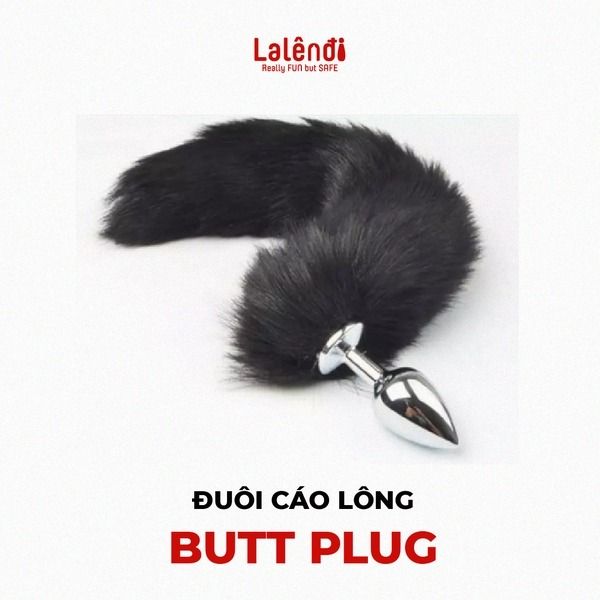 Ph&iacute;ch cắm lỗ hậu d&aacute;ng Đu&ocirc;i c&aacute;o l&ocirc;ng d&agrave;i cực gợi ch&iacute;nh h&atilde;ng